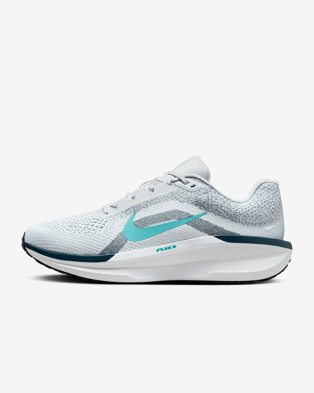 Nike Winflo 11 Men's Road Running Shoes - Pure Platinum/Armory Navy/Photon Dust/Dusty Cactus