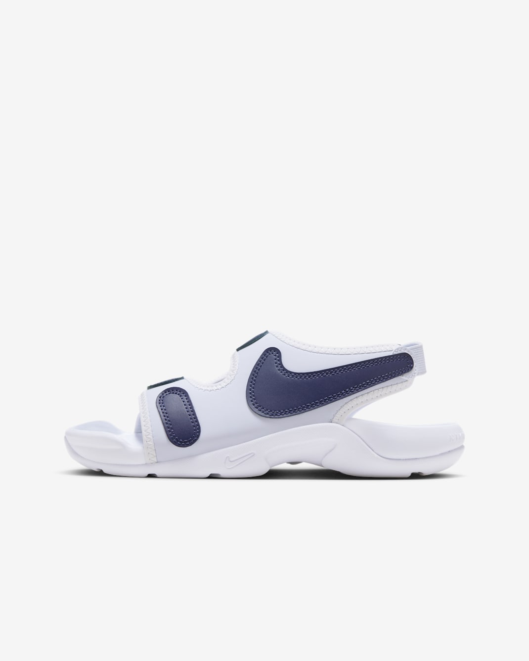 Nike Sunray Adjust 6 Big Kids' Slides - Football Grey/Summit White/White/Midnight Navy