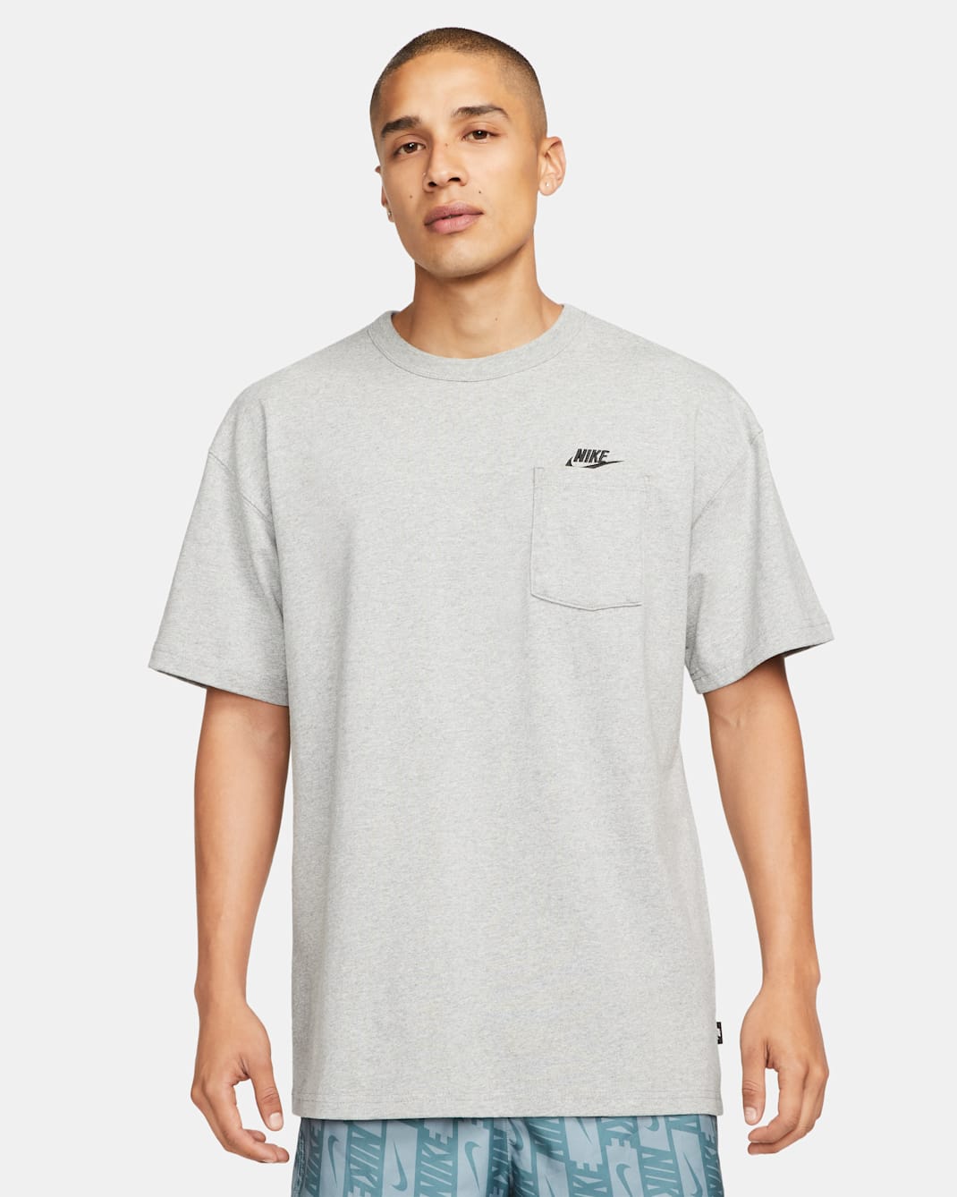 Nike Sportswear Premium Essentials Men's Pocket T-Shirt - Dark Grey Heather