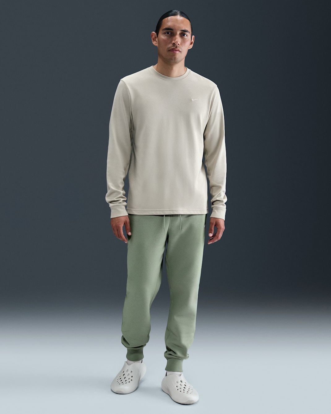 Calças desportivas Nike Club para homem - Jade Horizon/Jade Horizon/Branco