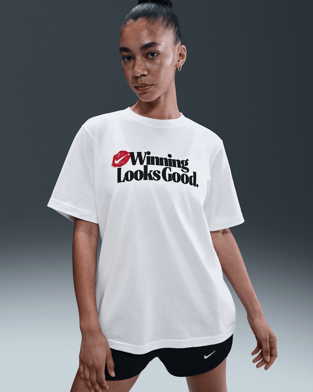 Playera para mujer Nike Essential - Blanco