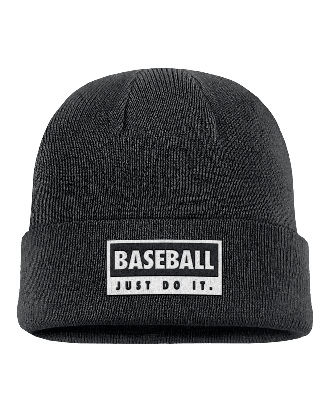 Nike Swoosh Peak Baseball Beanie - Black