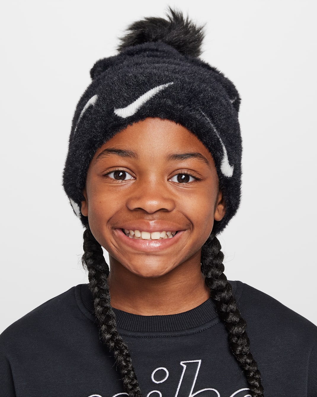 Nike Peak Older Kids' Beanie - Black/Photon Dust