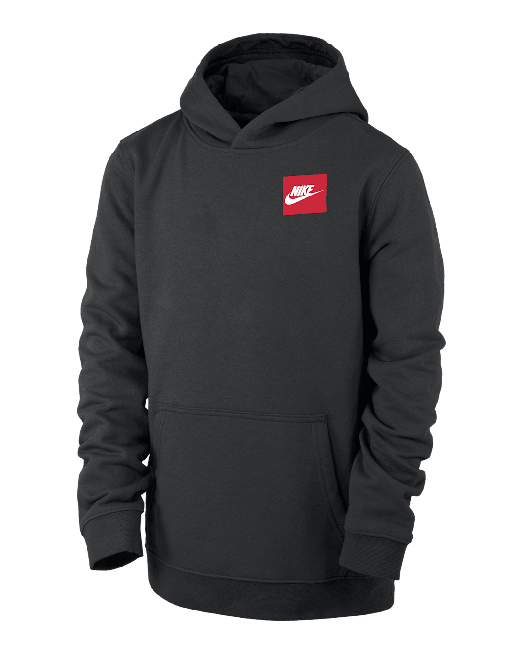 Nike Club Fleece Big Kids' Pullover Hoodie - Black