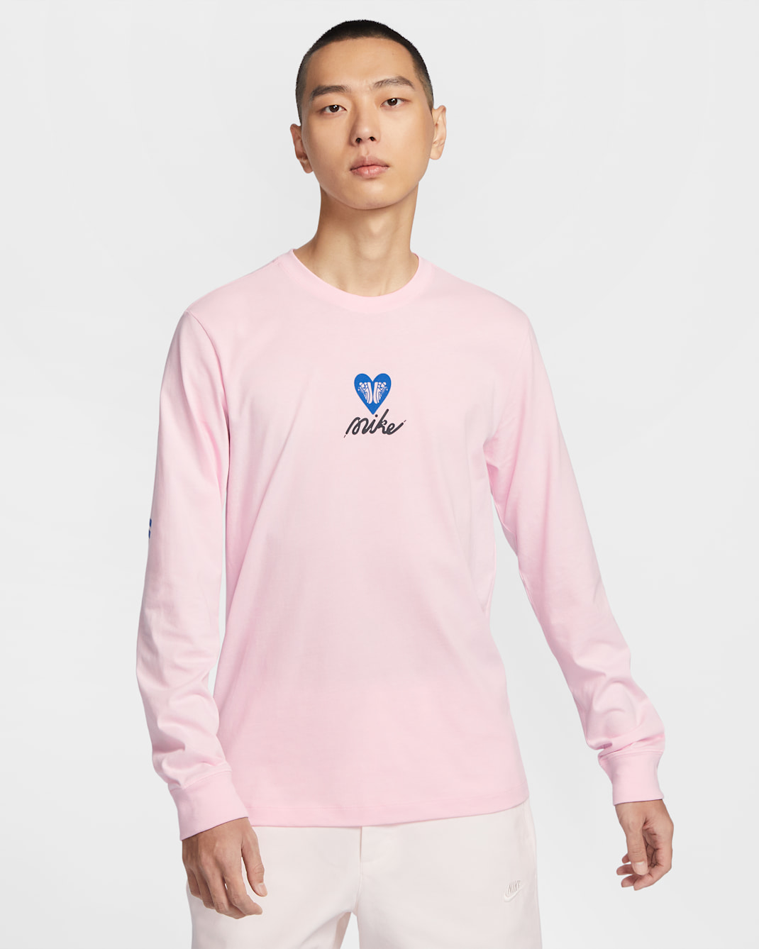 Playera de manga larga Nike Sportswear - Espuma rosa
