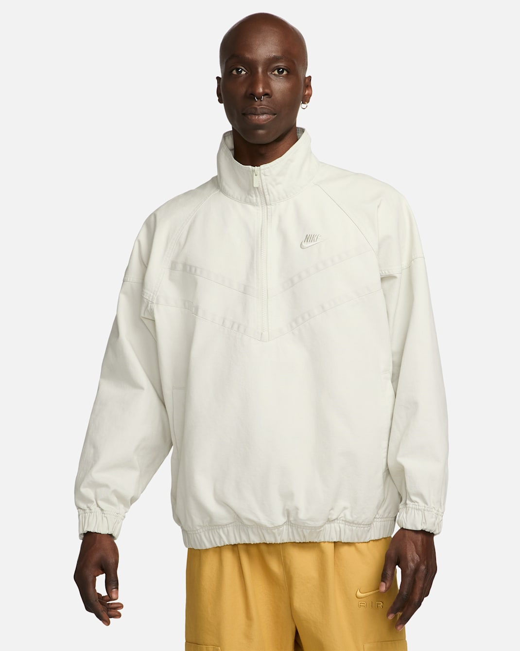 Chamarra de lona para hombre Nike Windrunner - Hueso claro/Hueso claro
