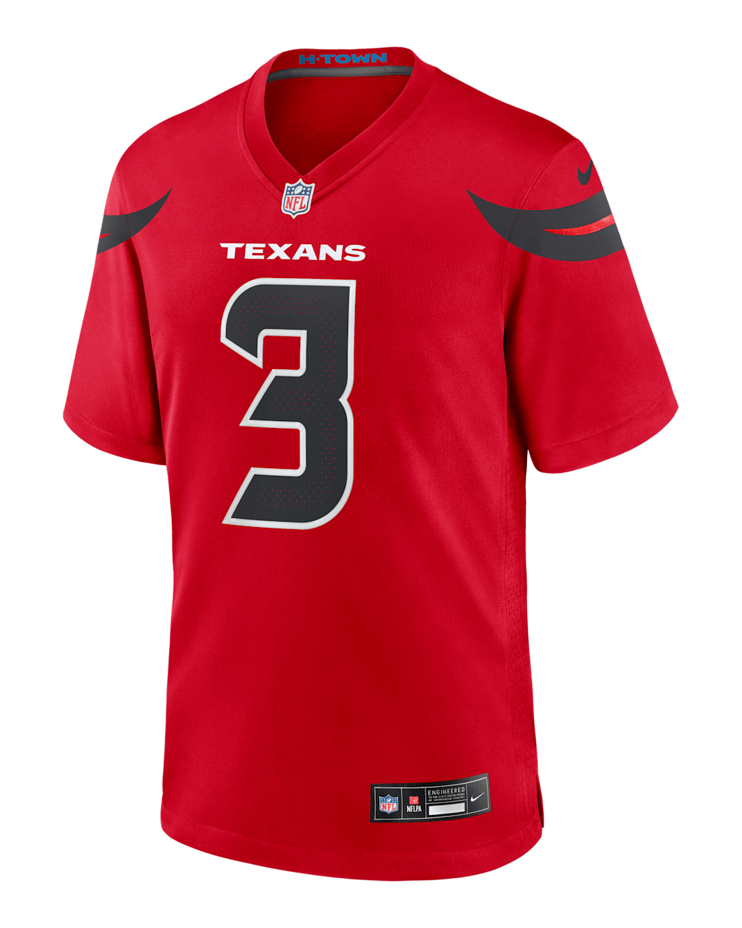 Tank Dell Houston Texans Men's Nike NFL Game Football Jersey - Red