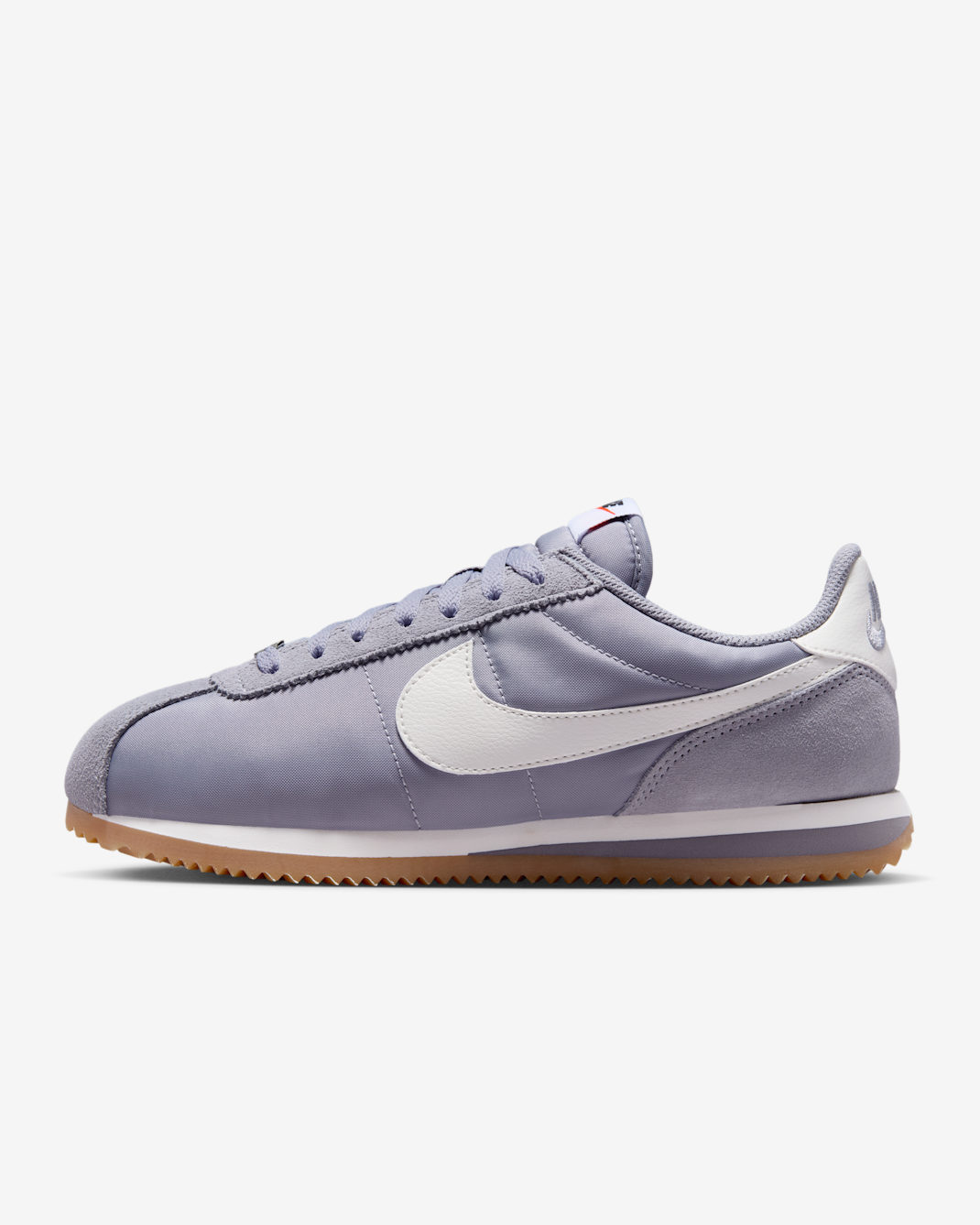 Nike Cortez Textile Shoes - Cement Grey/Gum Light Brown/Safety Orange/Sail