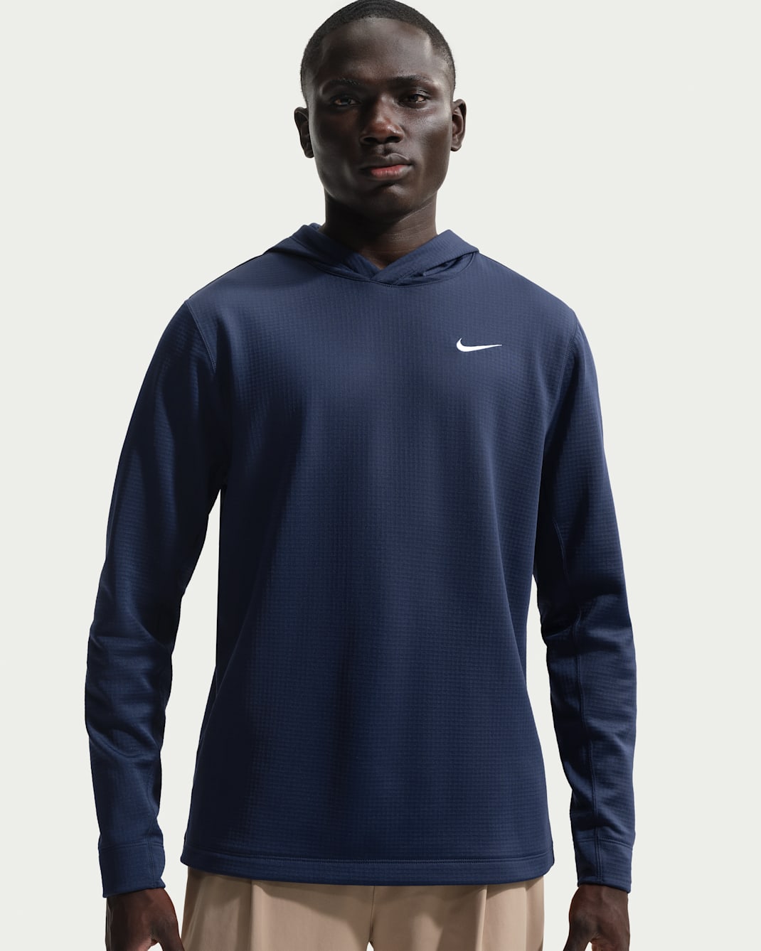 Nike Velocity Men's Therma-FIT Golf Hoodie - College Navy/White