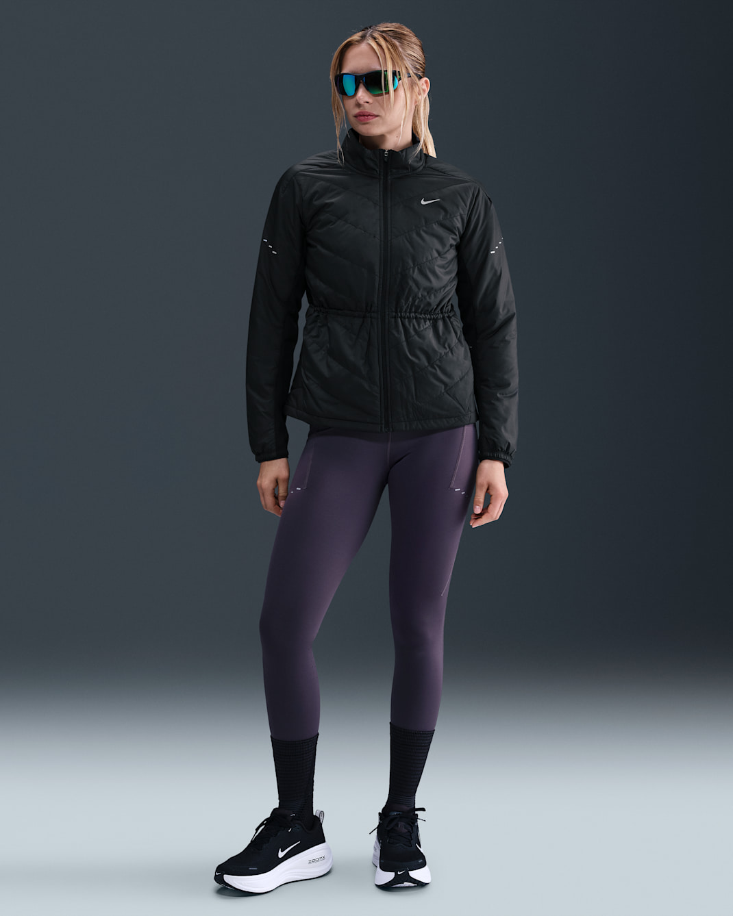 Veste de running Therma-FIT Nike Swift pour femme - Noir