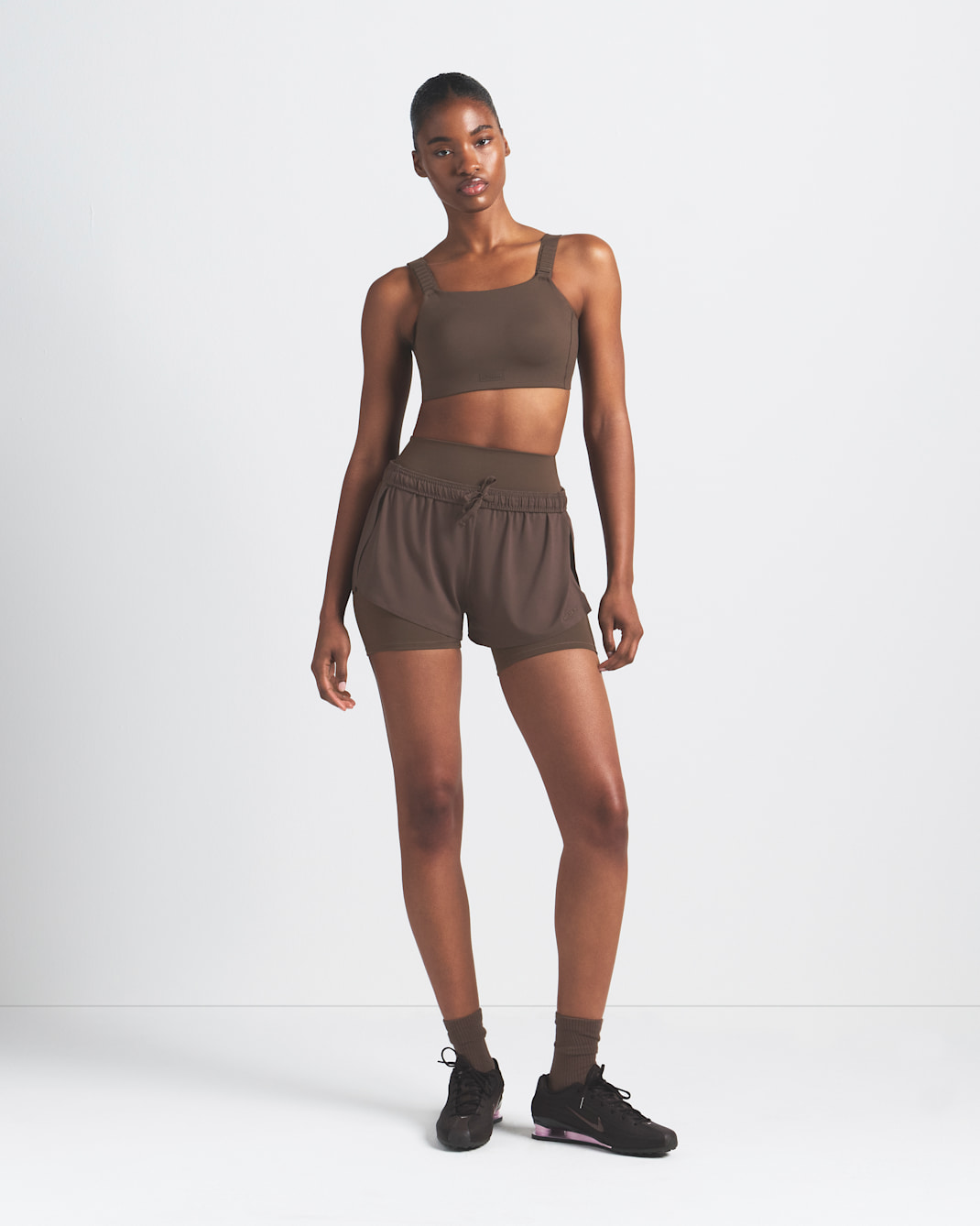 NikeSKIMS Airy Women's Mini Shorts - NSKM DARK SEPIA