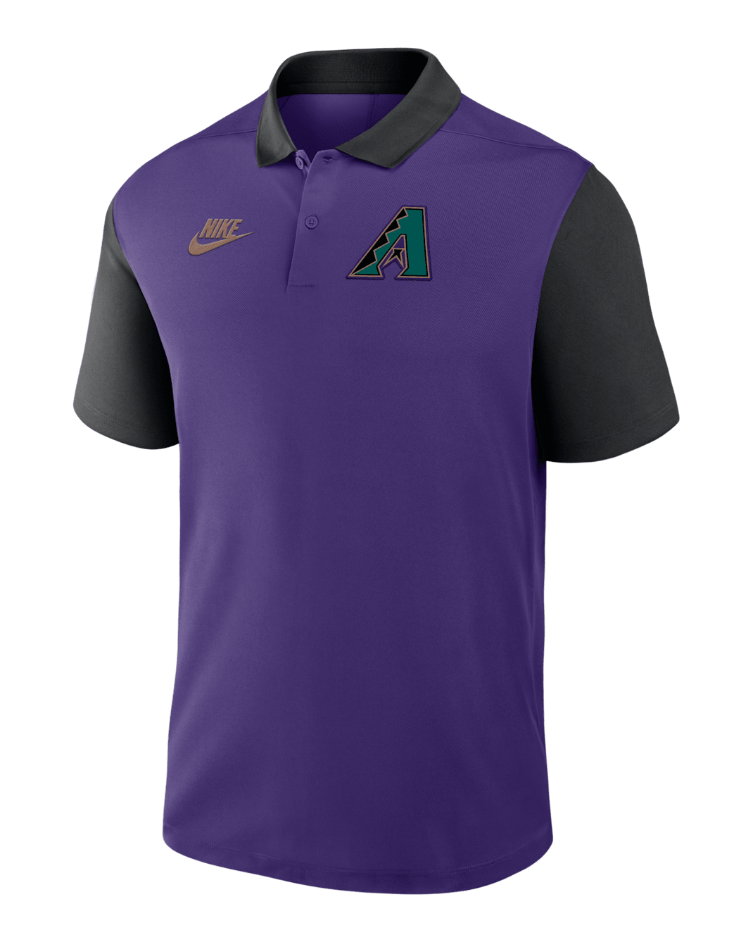 Polo Nike Dri-FIT de la MLB para hombre Arizona Diamondbacks Cooperstown Victory - Morado
