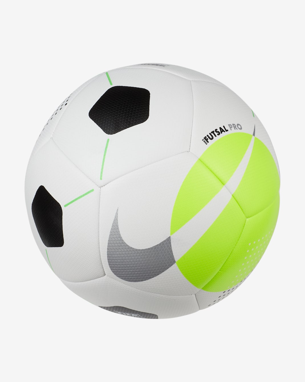 Nike Futsal Pro Soccer Ball - White/Volt/Silver