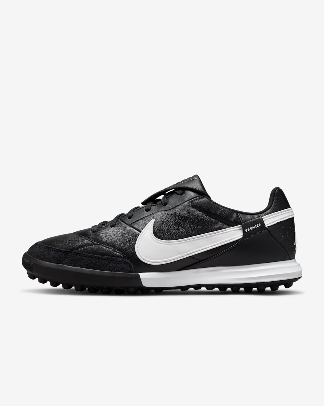Nike Premier 3 TF Low-Top Football Shoes - Black/White