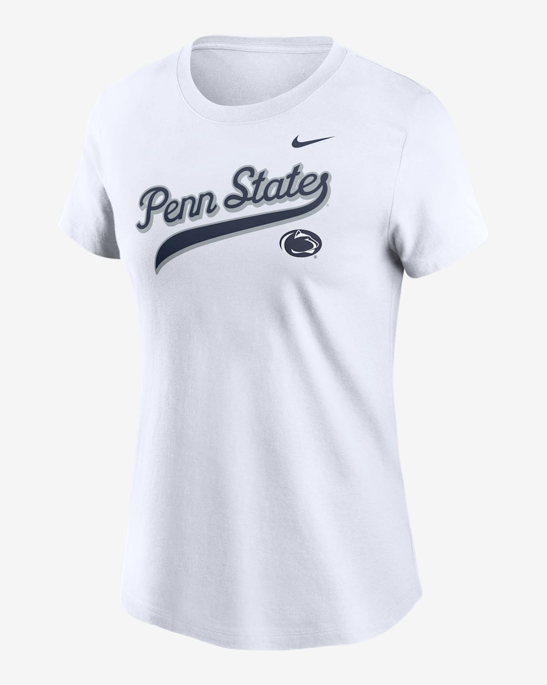 Penn State Athletic Prep Arch Local Script Women's Nike College T-Shirt - White