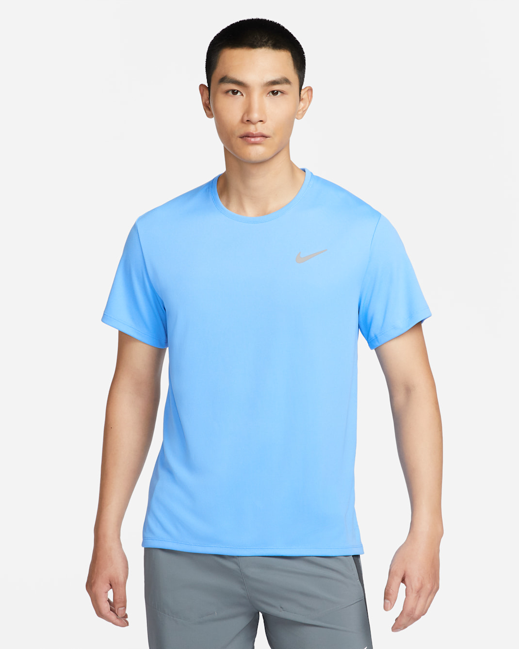 Nike Dri-FIT UV Miler Men's Short-Sleeve Running Top - University Blue