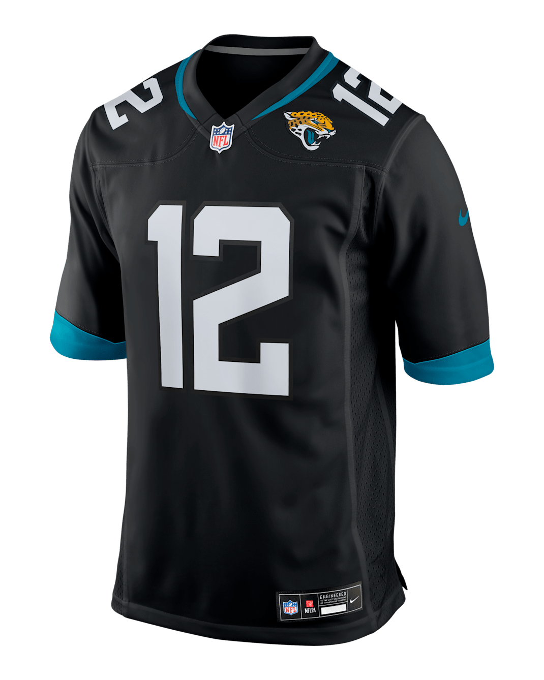 Jersey Nike de la NFL Game para hombre Travis Hunter Jacksonville Jaguars 2025 NFL Draft First Round Pick - Negro