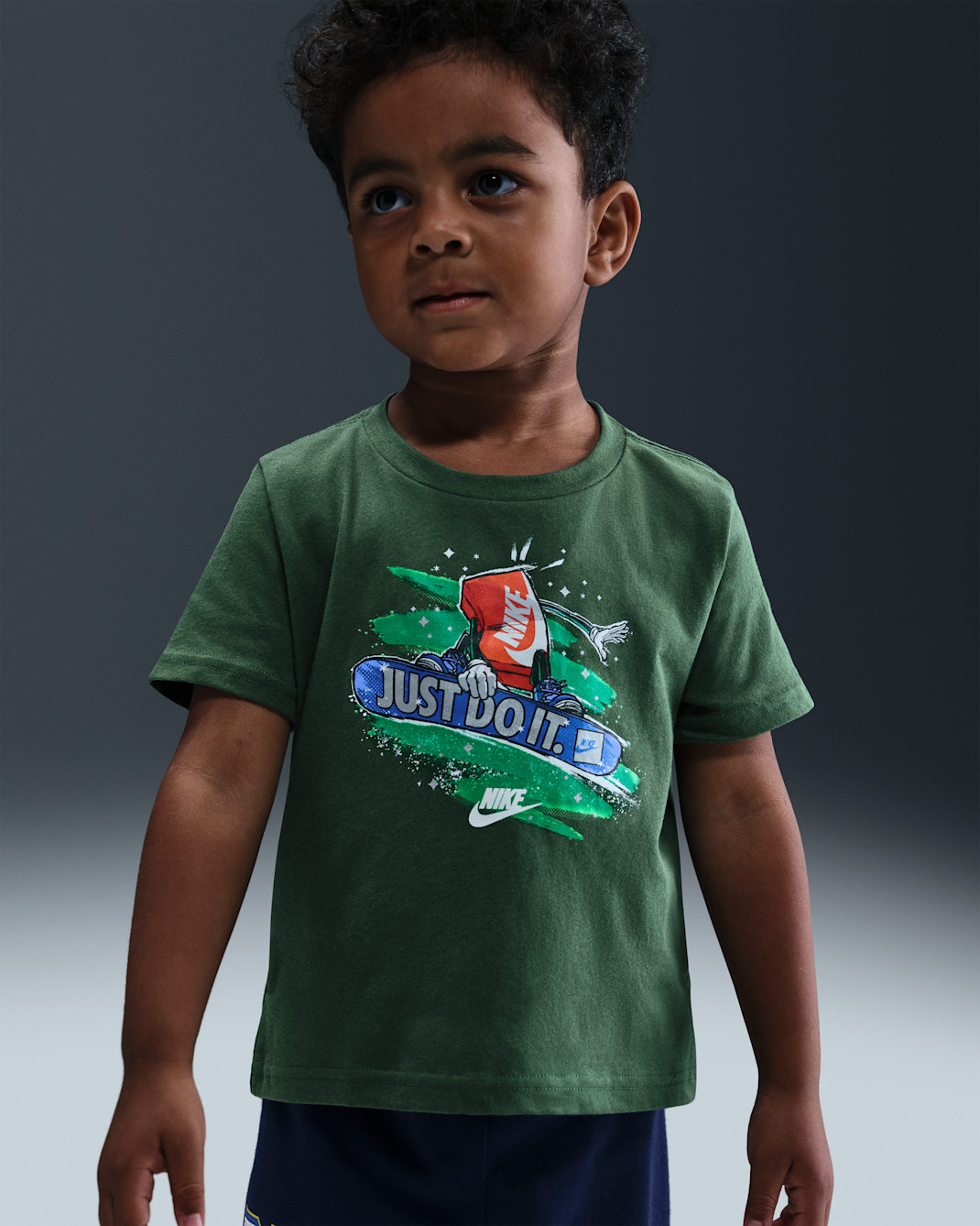 Playera cuadrada Snowboard infantil Nike - Abeto