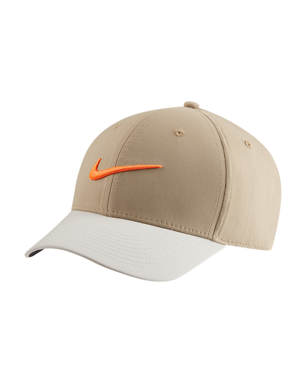 Nike Dri-FIT Legacy91 Adjustable Training Hat - Khaki/Light Bone/Total Orange
