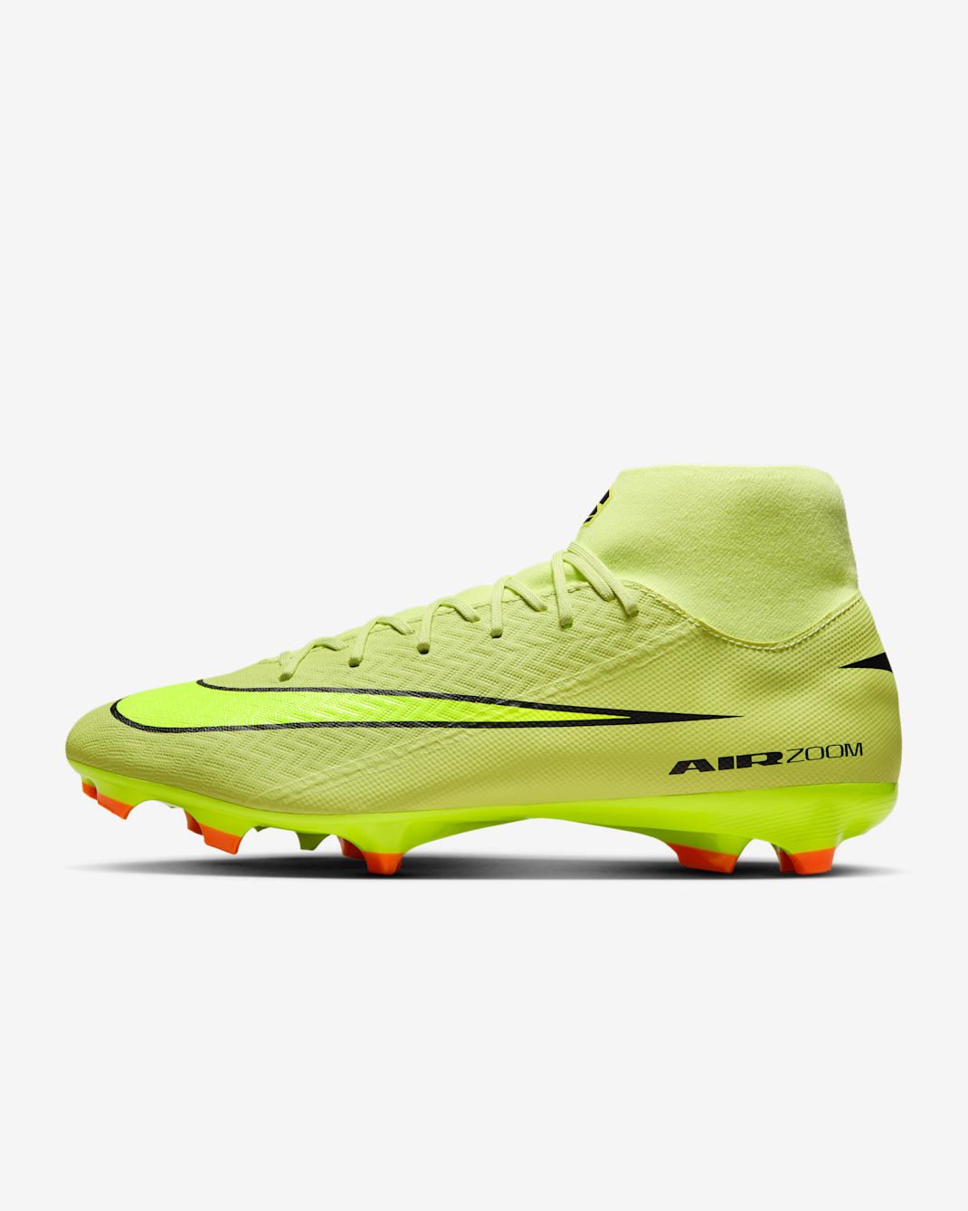 Nike Mercurial Superfly 10 Academy high-top voetbalschoenen (meerdere ondergronden) - Limelight/Hyper Crimson/Volt