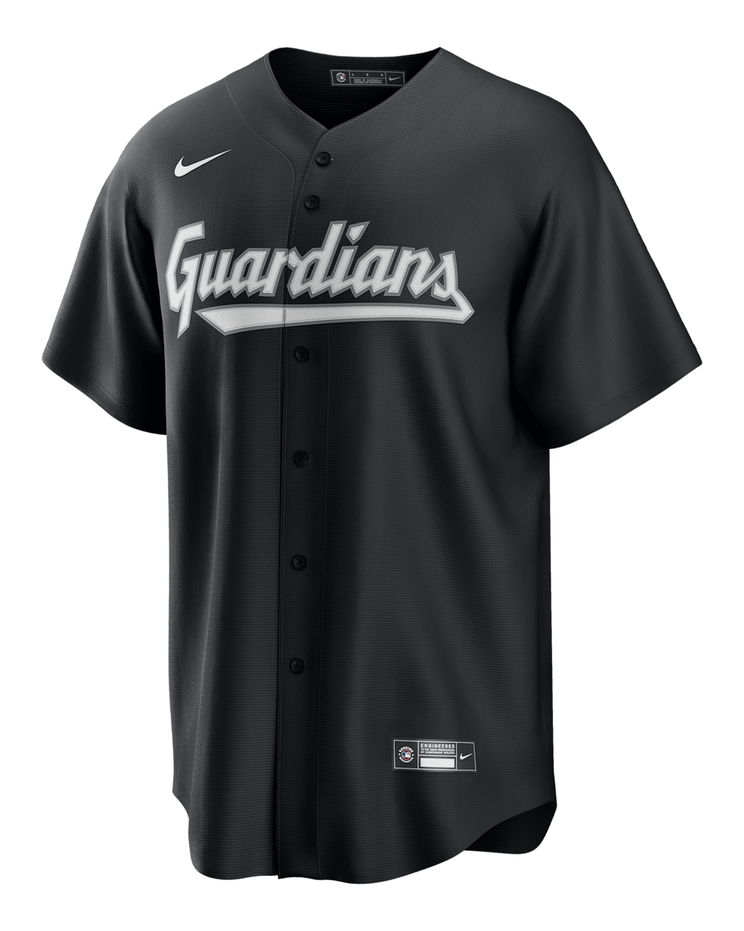 Jersey Nike de la MLB Replica para hombre José Ramírez Cleveland Guardians - Negro