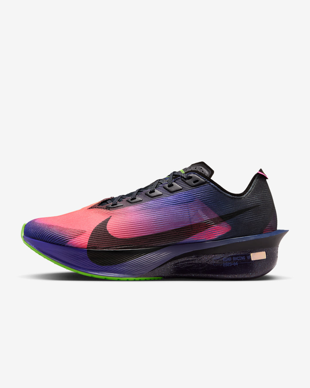 Nike Vaporfly 4 Straßenlaufschuh für Wettkämpfe (Damen) - Dark Obsidian/Purple Dynasty/Flash Crimson/Schwarz