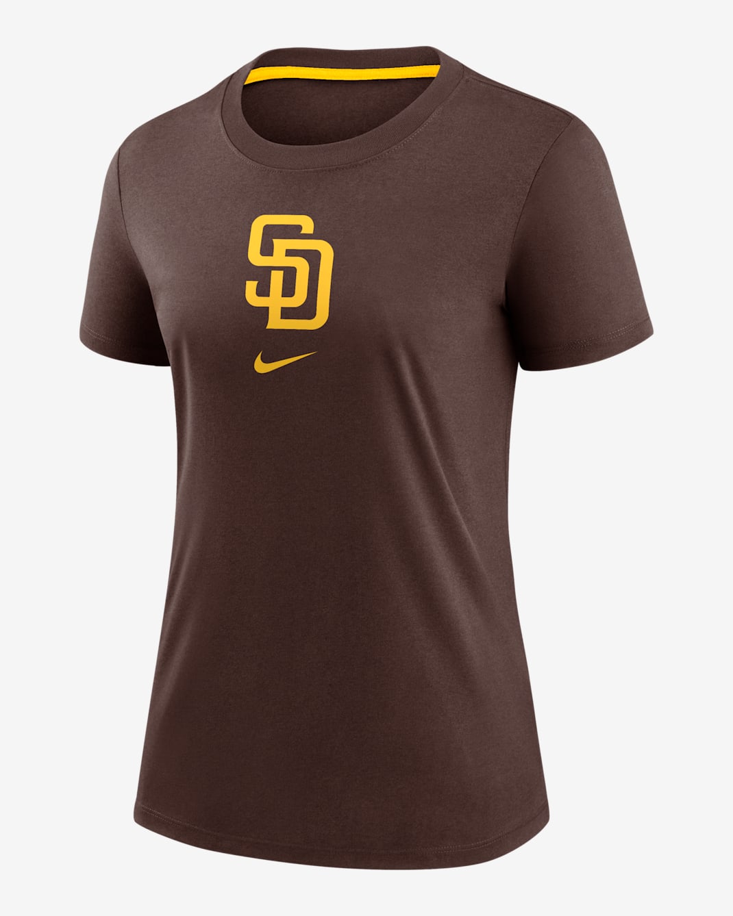 San Diego Padres Authentic Collection Early Work Women's Nike MLB T-Shirt - Brown