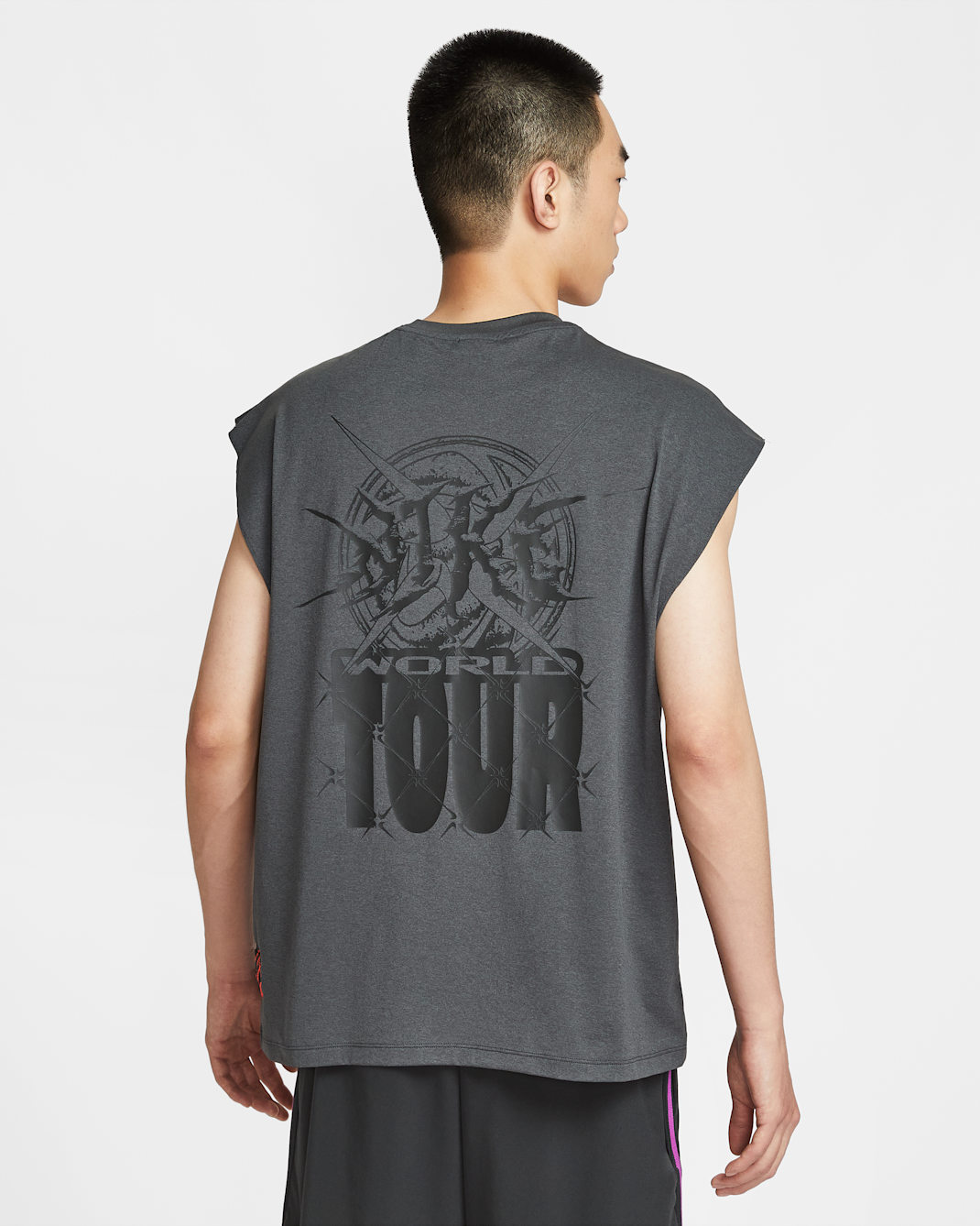 Nike Men's Dri-FIT Sleeveless Basketball Top - Anthracite/Black