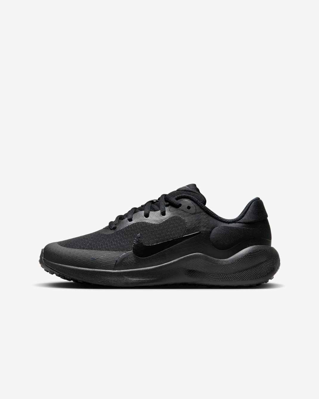Nike Revolution 7 Older Kids' Road Running Shoes - Black/Anthracite