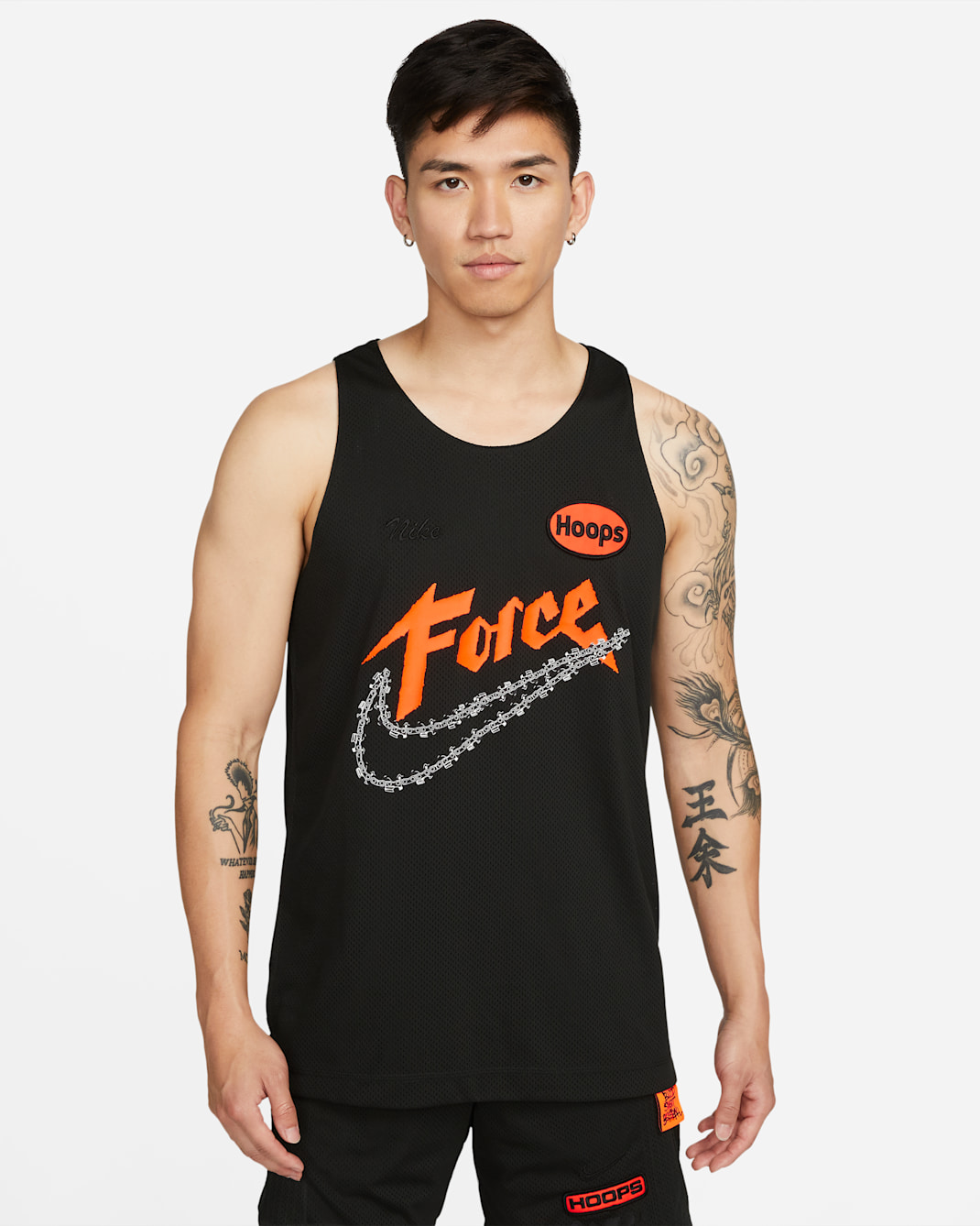 Nike Dri-FIT Men's Basketball Jersey - Night Forest/Total Orange