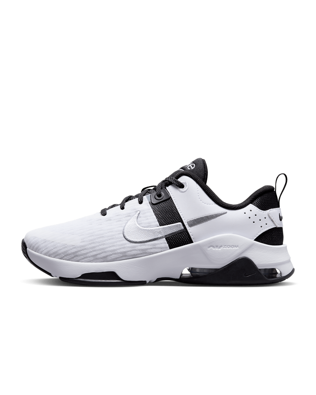 Nike Zoom Bella 6 Premium Women's Training Shoes - White/Black/Metallic Platinum/Multi-Colour