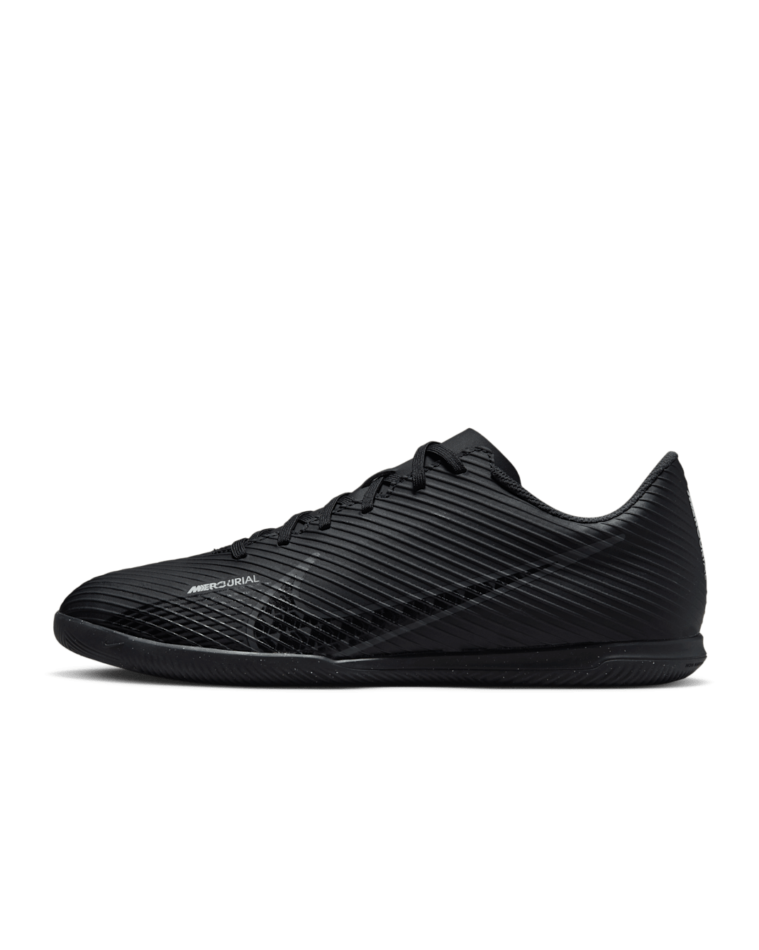 Nike Mercurial Vapor 15 Club Indoor Court Low-Top Football Shoes - Black/Summit White/Volt/Dark Smoke Grey