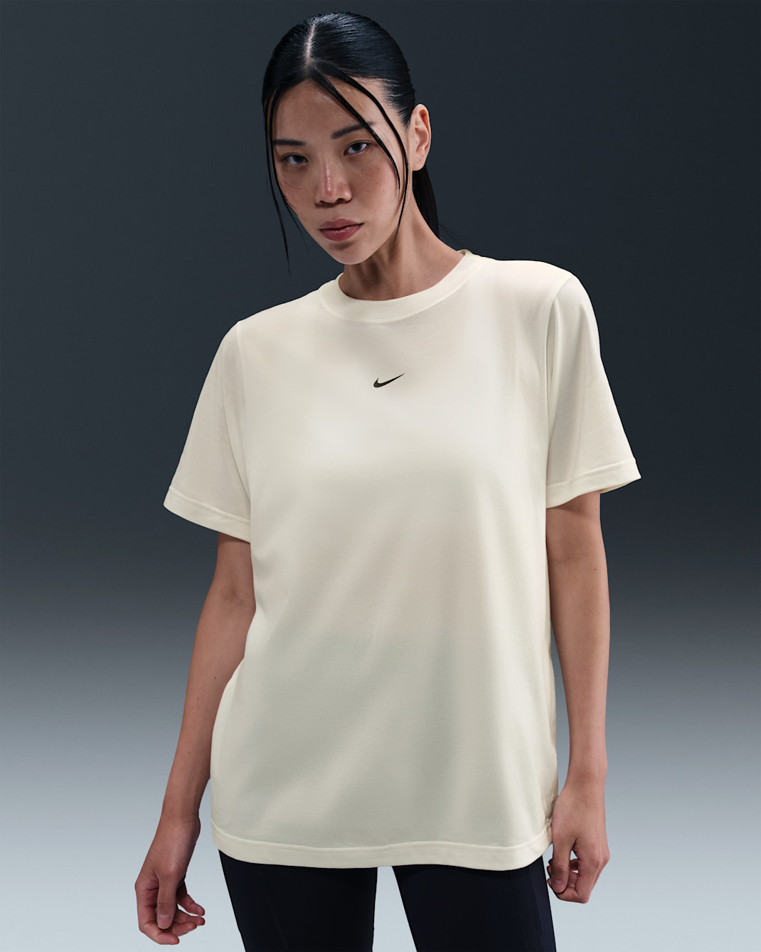 Nike Women's Dri-FIT Short-Sleeve T-Shirt - Sail/Ridgerock