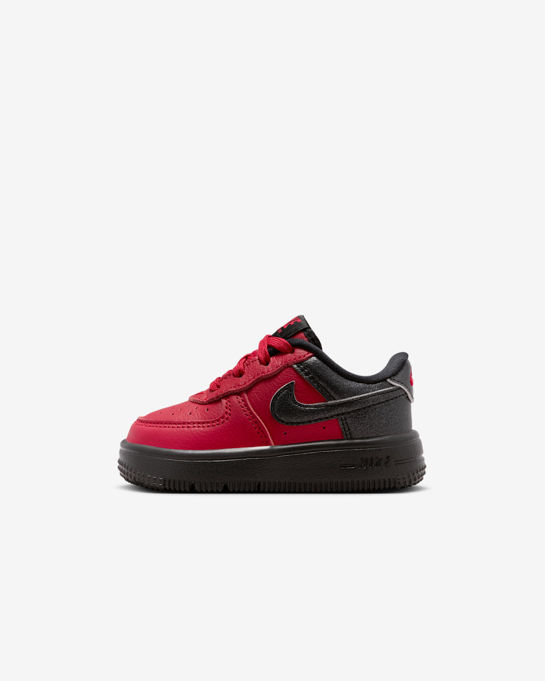 Nike Force 1 Low LV8 5 Baby/Toddler Shoes - Gym Red/Summit White/Black