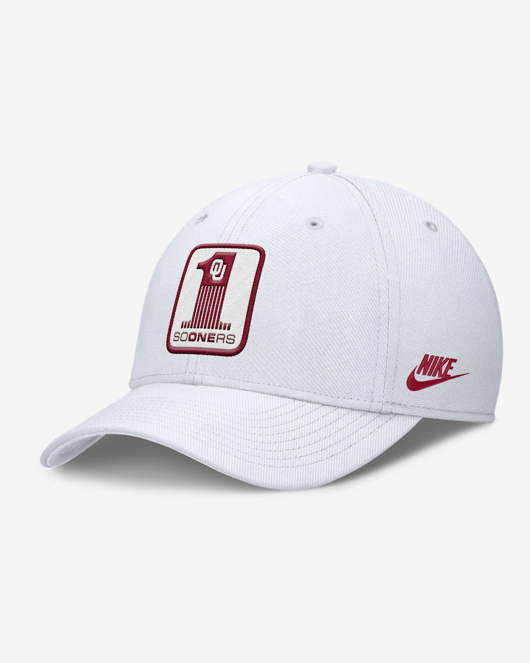 Oklahoma Primetime Rise Academic Men's Nike Dri-FIT College Hat - White