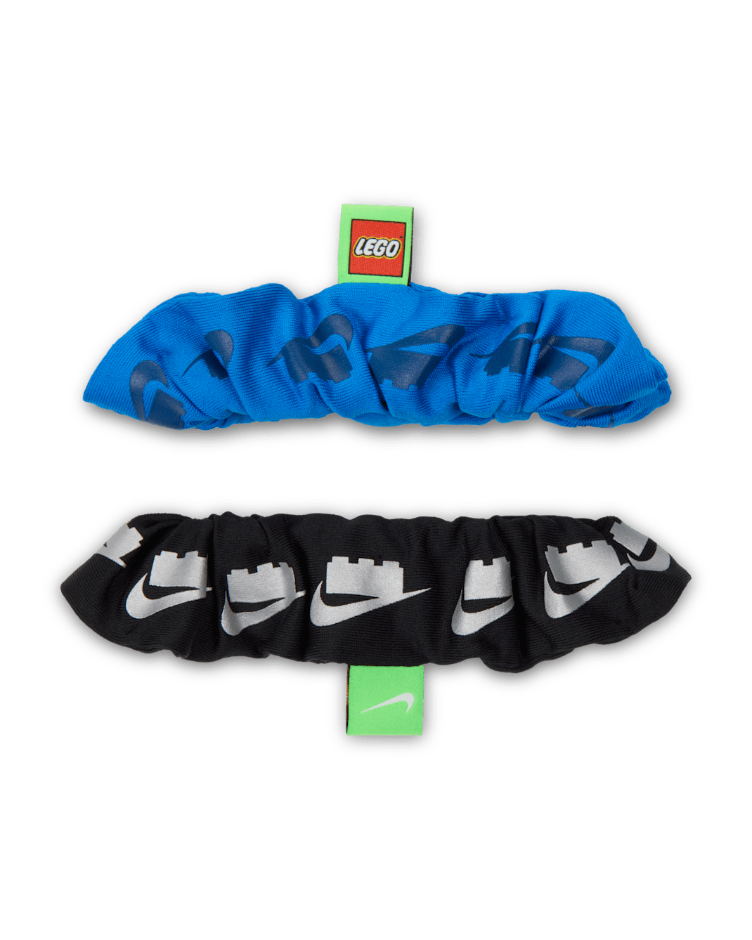 Nike x LEGO® Collection Gathered Hair Bands (2-Pack) - Cobalt Blaze/Black/White