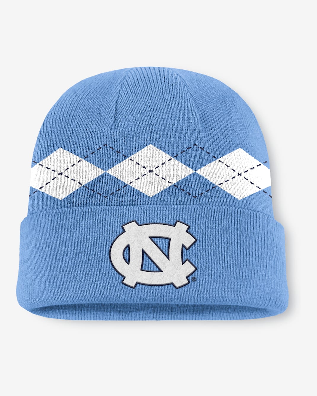 North Carolina Primetime Utility Campus Men's Jordan Brand College Cuffed Beanie - Light Blue