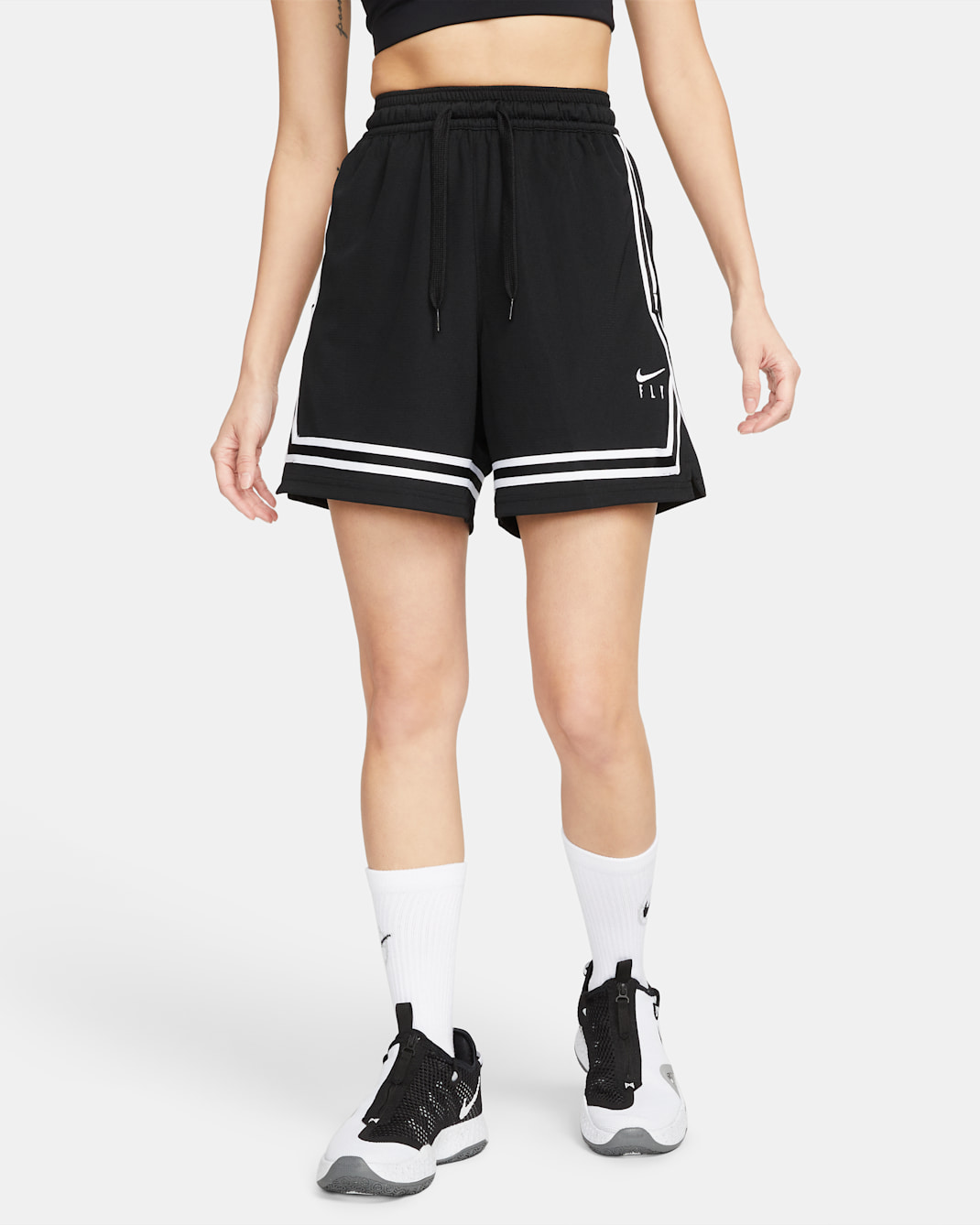 Nike Fly Crossover Women's Basketball Shorts - Black/White