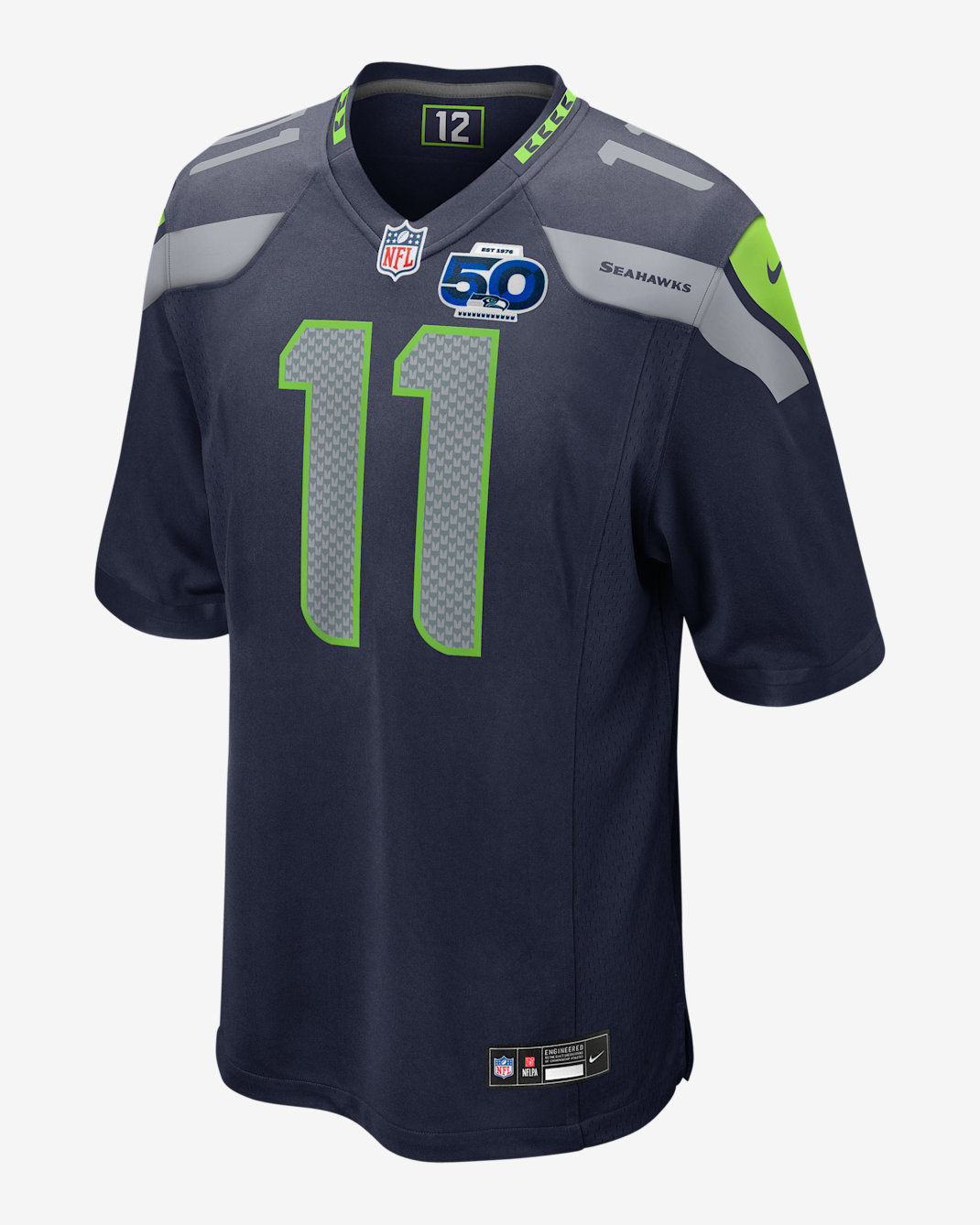 Jaxon Smith-Njigba Seattle Seahawks 50th Anniversary Men's Nike NFL Game Jersey - Navy