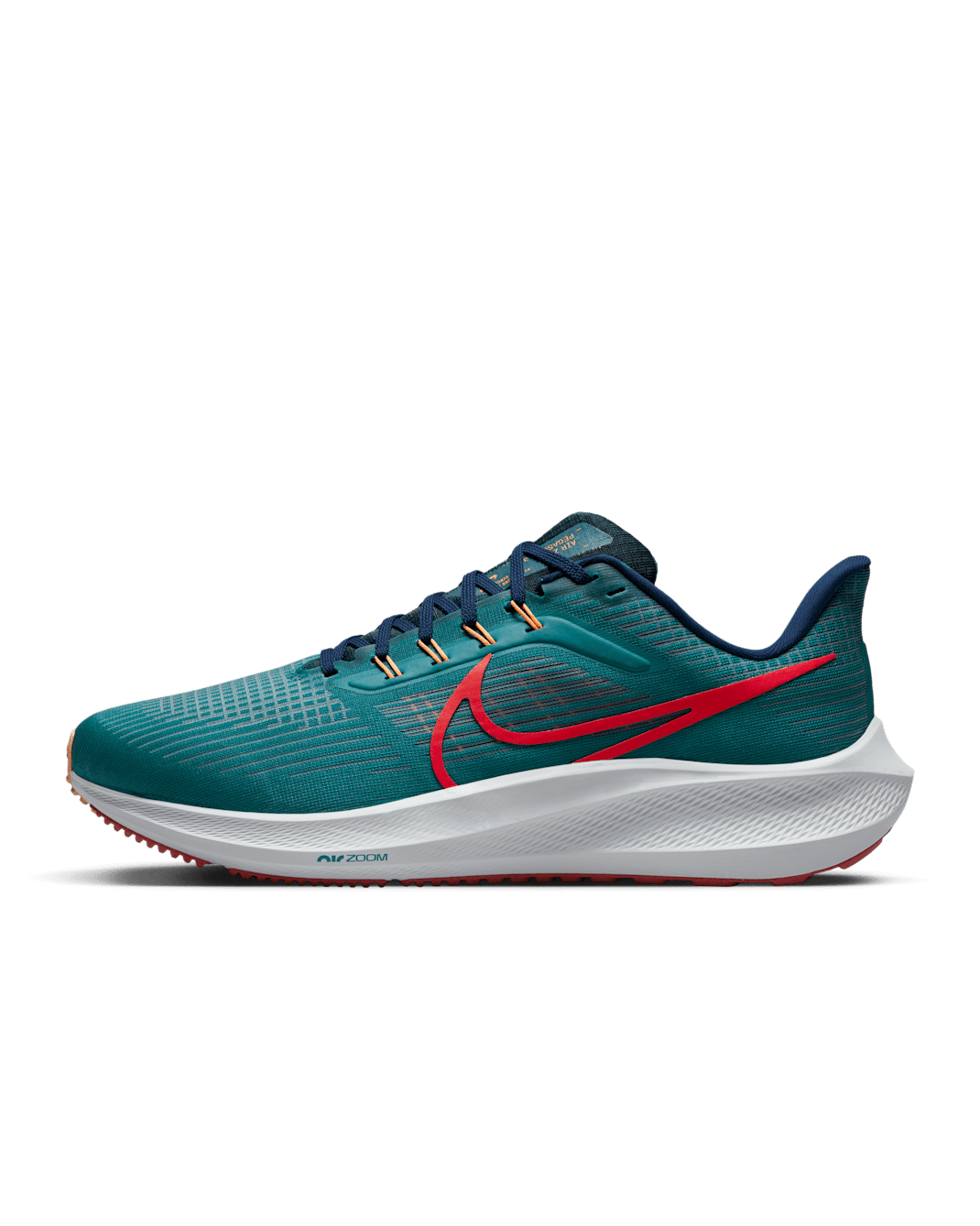 Nike Pegasus 39 Men's Road Running Shoes (Extra Wide) - Bright Spruce/Valerian Blue/Cerulean/Light Crimson