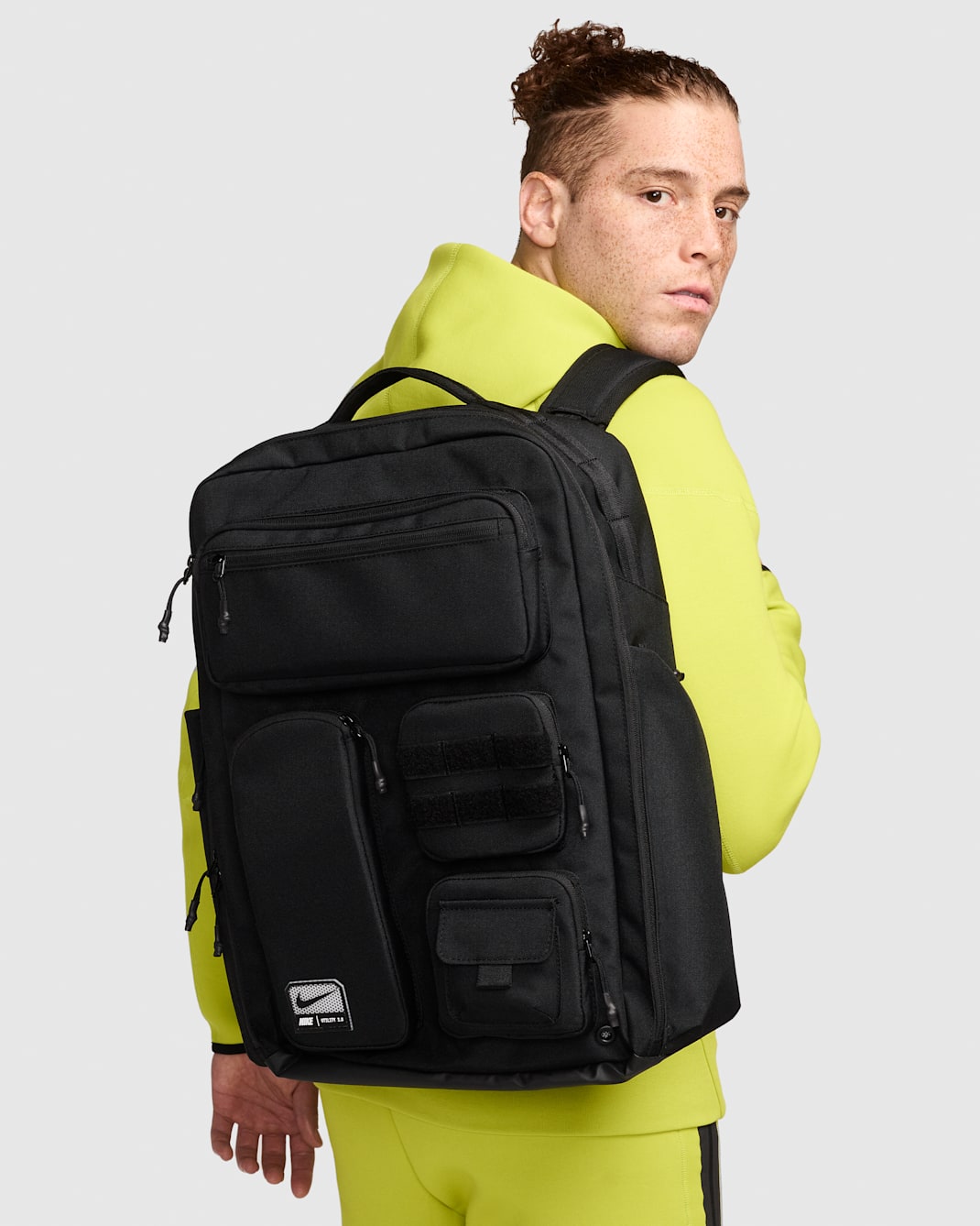 Nike Utility Elite Backpack (37L) - Black/Black/White