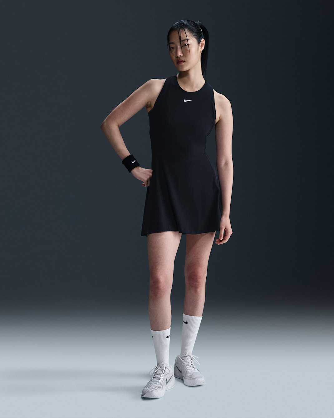 Nike Victory Vestit de tennis Dri-FIT - Dona - Negre/Blanc