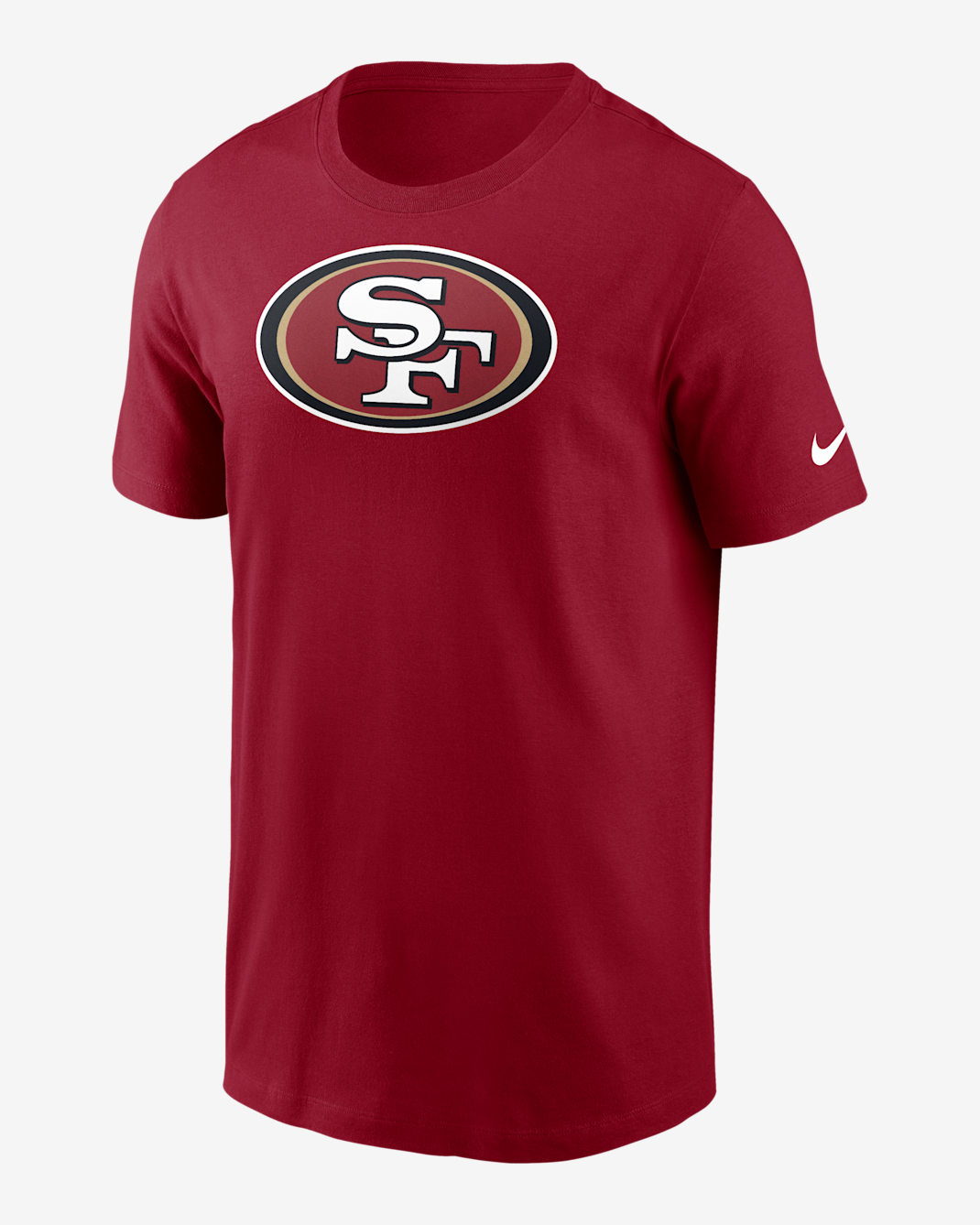 Playera Nike NFL para hombre San Francisco 49ers Primary Logo - Rojo gimnasio