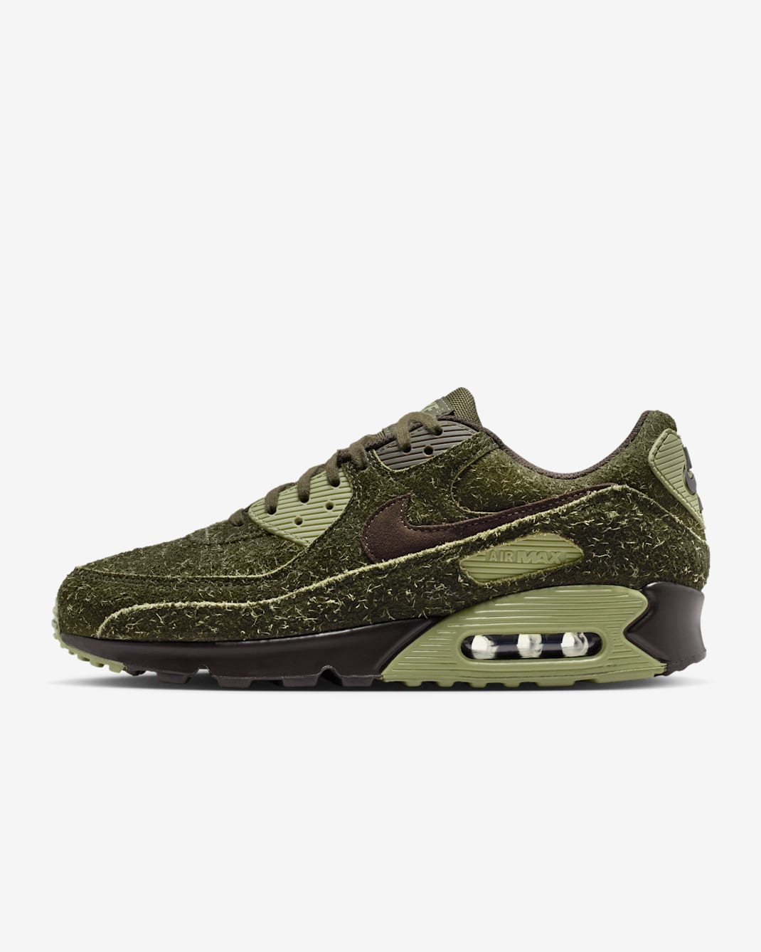 Nike Air Max 90 Premium Men's Shoes - Cargo Khaki/Old Moss/Dusty Olive/Velvet Brown