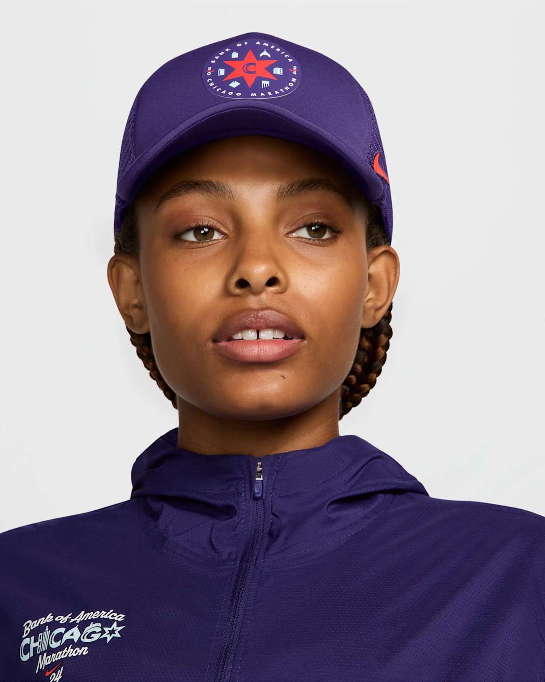 Nike Rise Structured Dri-FIT Cap - New Orchid/Bright Crimson