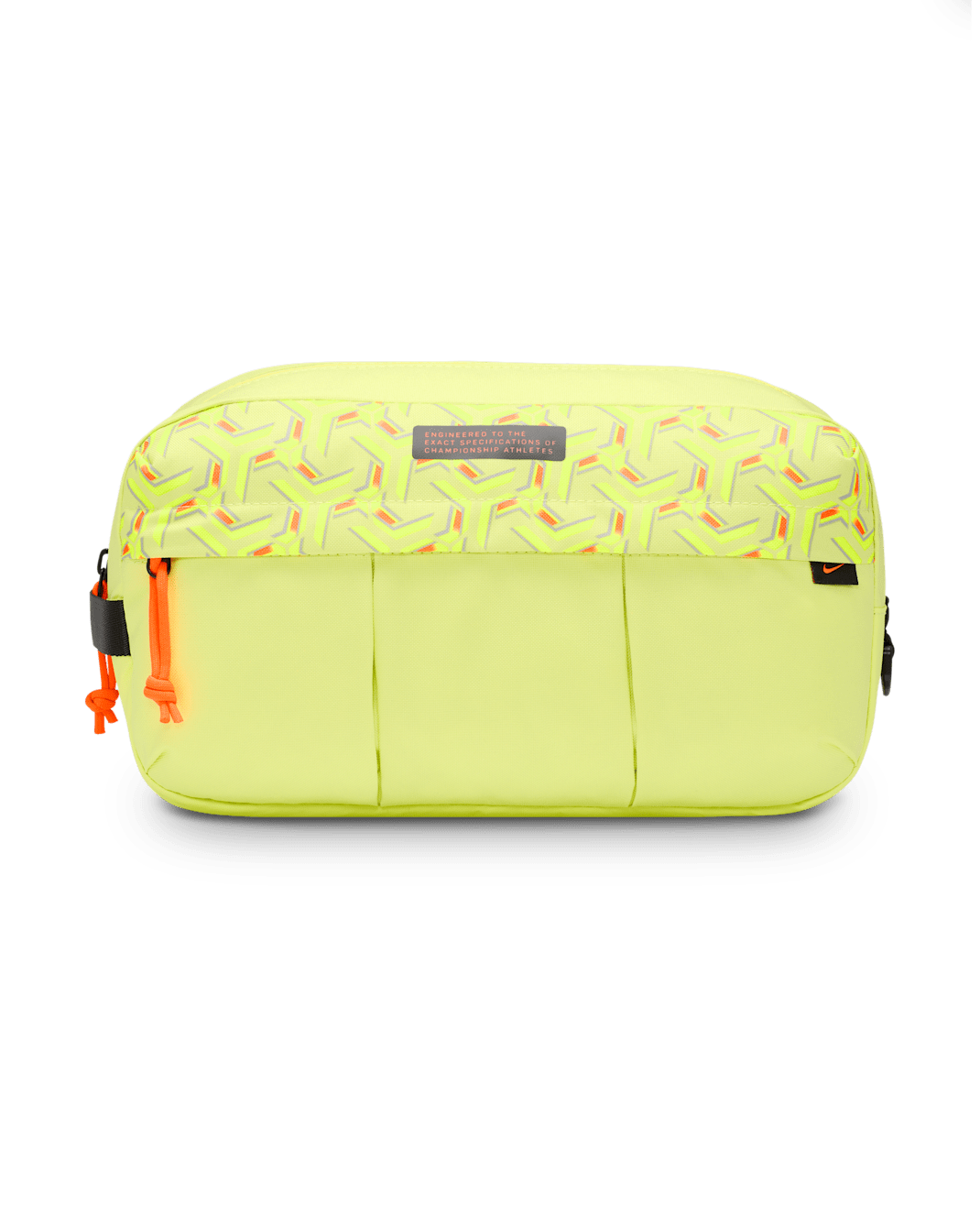 Nike Academy Football Shoe Bag - Limelight/Hyper Crimson/Black