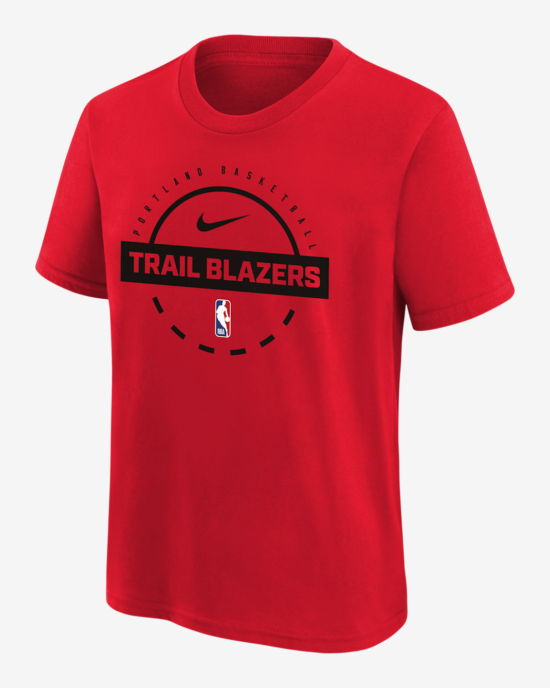 Portland Trail Blazers Big Kids' Nike NBA Practice T-Shirt - Red/Black