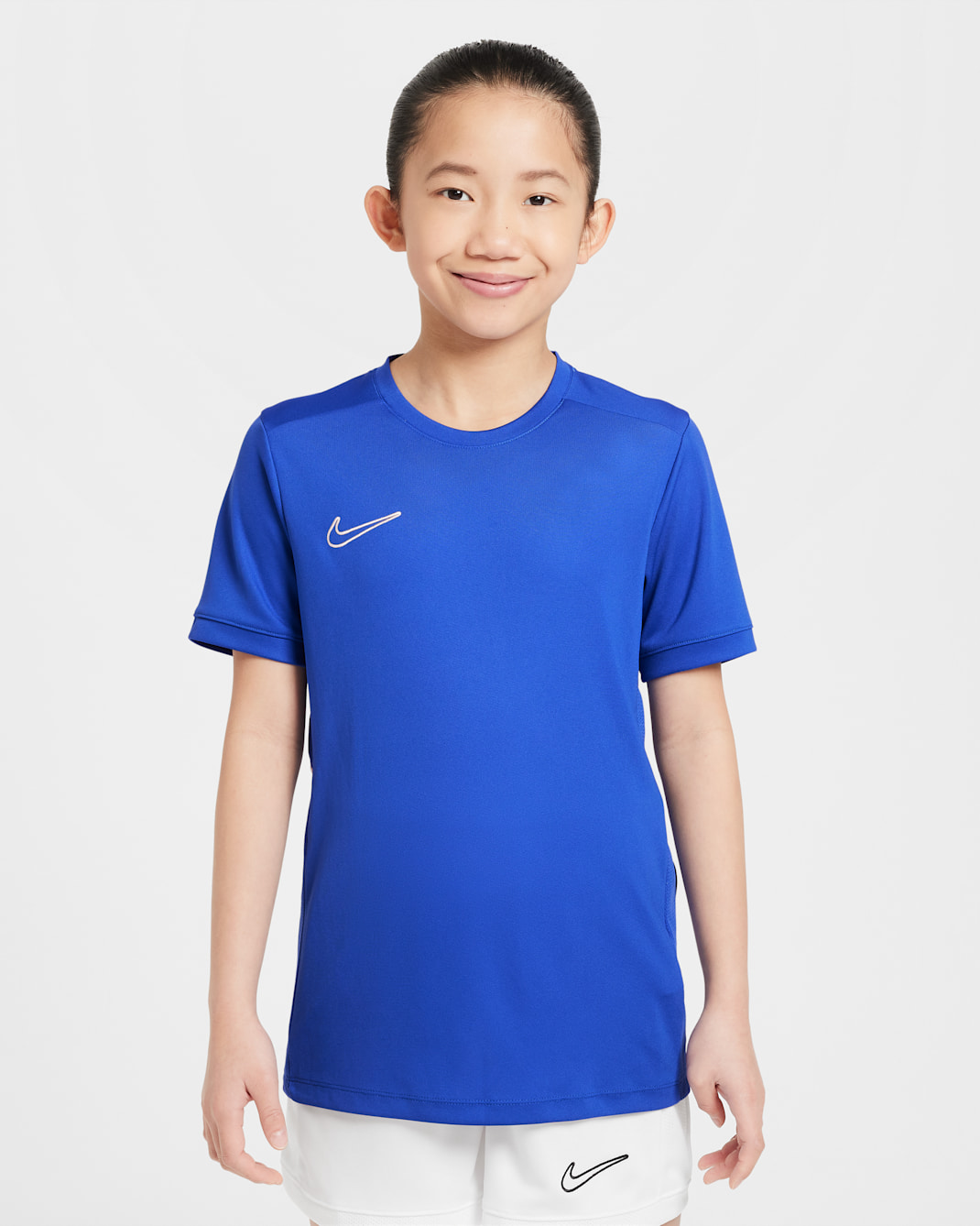 Nike Academy Older Kids' Dri-FIT Football Top - Game Royal/Game Royal/White/White