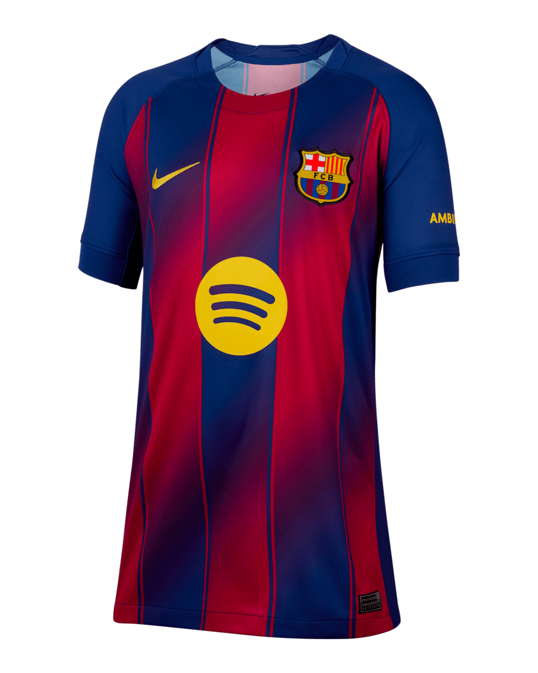 Raphinha Barcelona 2025/26 Stadium Home Big Kids' Nike Dri-FIT Soccer Jersey - Deep Royal Blue/Deep Royal Blue
