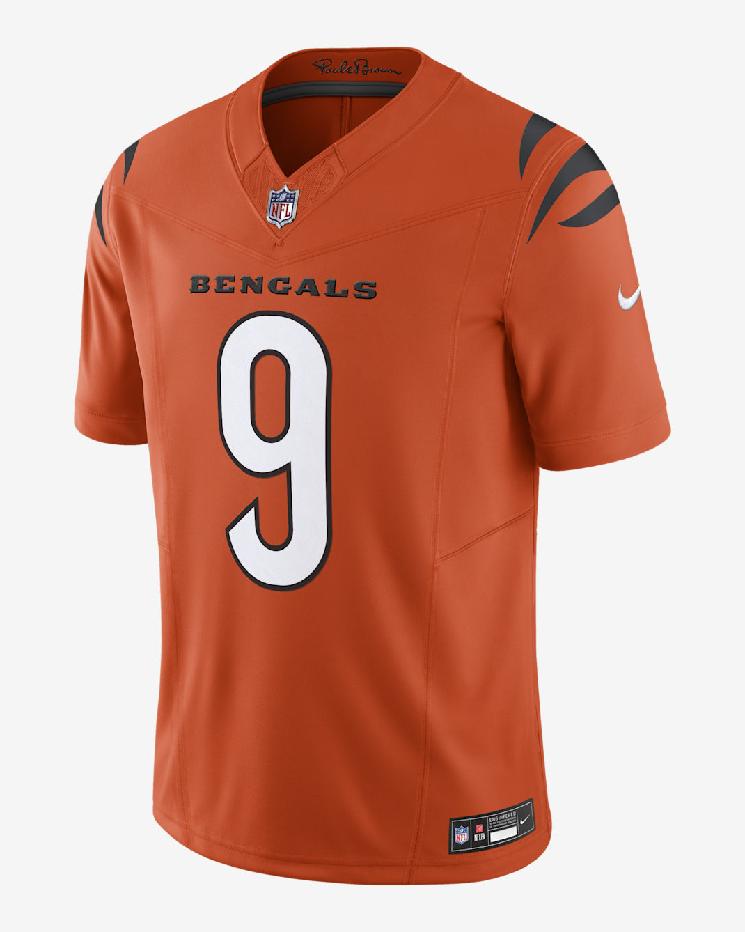 Jersey de fútbol americano Nike Dri-FIT de la NFL Limited para hombre Joe Burrow Cincinnati Bengals - Naranja